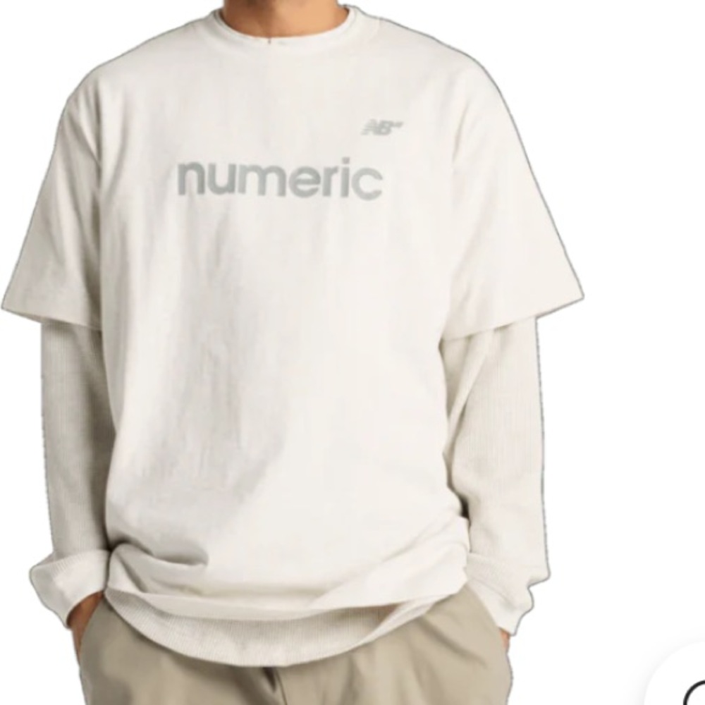 NWT New Balance Numeric White Tee